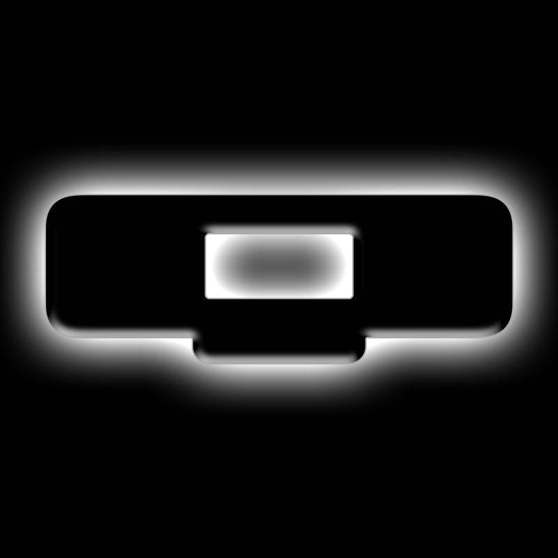 ORACLE Lighting Universal Illuminated LED Letter Badges - Matte Blk Surface Finish - Q ORACLE Lighting Light Accessories and Wiring