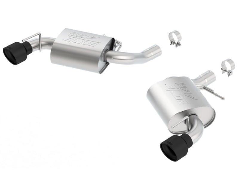 Borla 2016 Chevy Camaro SS V8 AT/MT ATAK Rear Section Exhaust w/o NPP Valves Ceramic Black Borla Axle Back