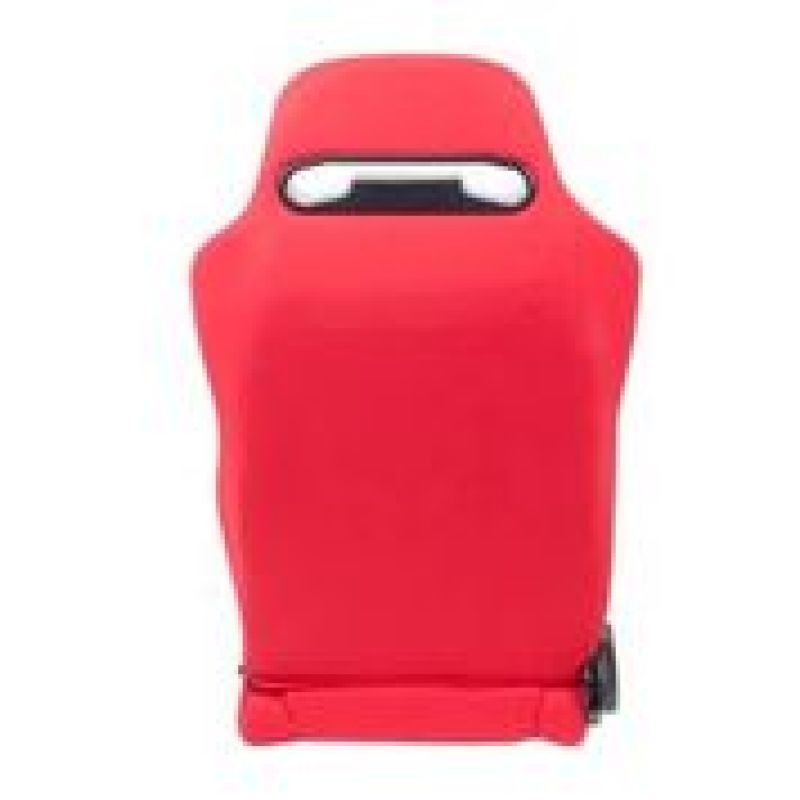 NRG Sport Seats (Pair) Type-R Cloth w/NRG Logo - Red w/Red Stitch NRG Reclineable Seats