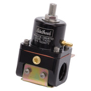 Edelbrock Fuel Pressure Regulator Carbureted 180 GPH 5-10 PSI -10 In/Out -6 Return Black Edelbrock Fuel Pressure Regulators