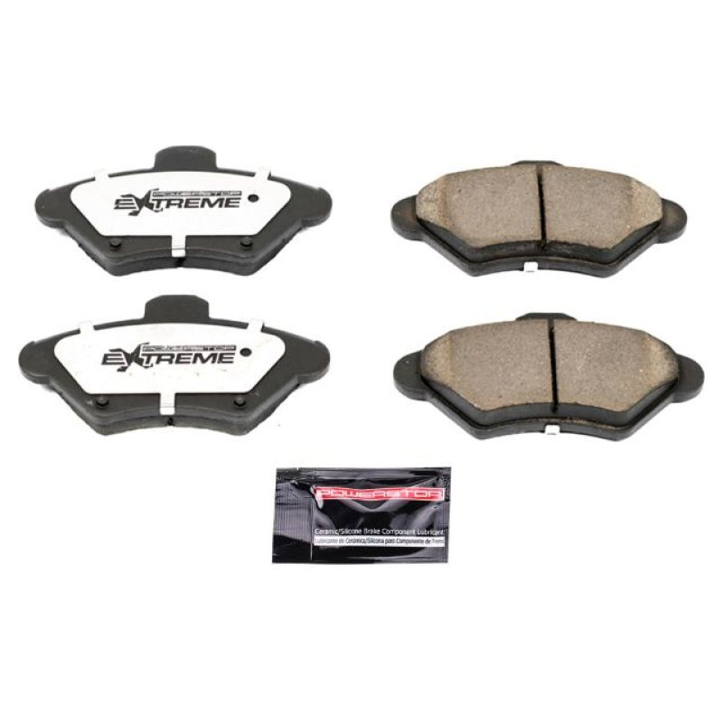 Power Stop 94-98 Ford Mustang Front Z26 Extreme Street Brake Pads w/Hardware PowerStop Brake Pads - Performance