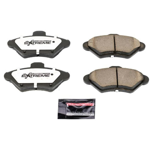 Power Stop 94-98 Ford Mustang Front Z26 Extreme Street Brake Pads w/Hardware PowerStop Brake Pads - Performance