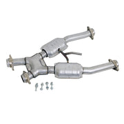 BBK 94-95 Mustang 5.0 Short Mid X Pipe With Catalytic Converters 2-1/2 For BBK Long Tube Headers BBK X Pipes