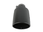 aFe Power MACH Force-Xp 409 Stainless Steel Clamp-on Exhaust Tip Black aFe Tips