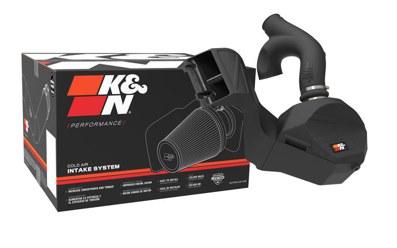 K&N 2021+ Ford F150 V6-3.5L/2.7L F/I AirCharger Performance Intake K&N Engineering Cold Air Intakes