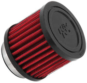 K&N 1.75 inch Vent 3 inch D 2.5 inch H Air Filter - Rubber Top K&N Engineering Air Filters - Universal Fit