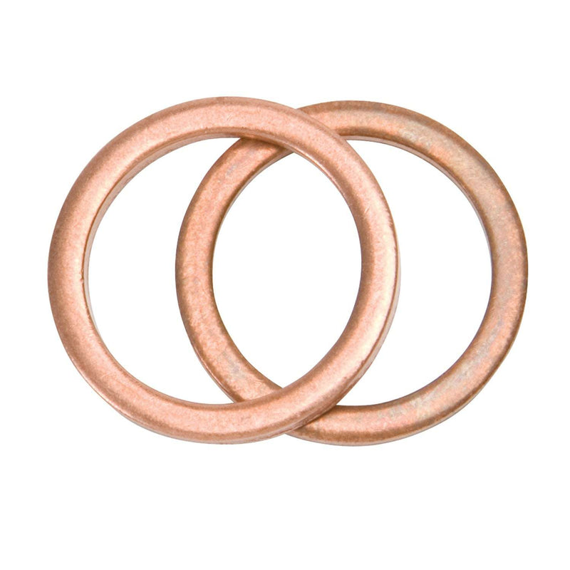 5/8"-18 Male Fitting Copper Crush Washers For Edelbrock, Carter & CV Fuel Pumps RUSSELL Autoparts