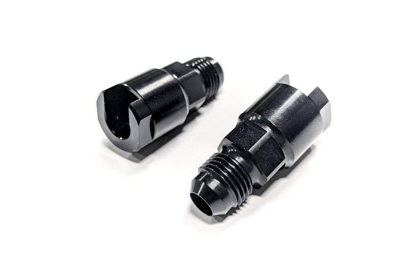 Haltech Flex Fuel Fittings 3/8 (GM Spring Lock) to -6AN Male w/Two Fittings Haltech Fittings