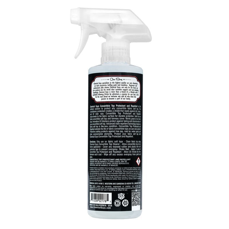 Chemical Guys Convertible Top Protectant & Repellent - 16oz Chemical Guys Surface Cleaners