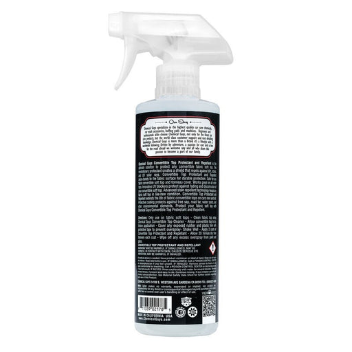 Chemical Guys Convertible Top Protectant & Repellent - 16oz Chemical Guys Surface Cleaners