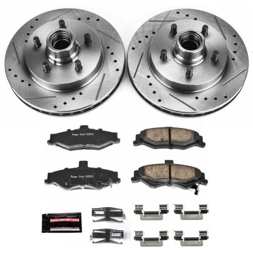 Power Stop 98-02 Chevrolet Camaro Rear Z23 Evolution Sport Brake Kit PowerStop Brake Kits - Performance D&S