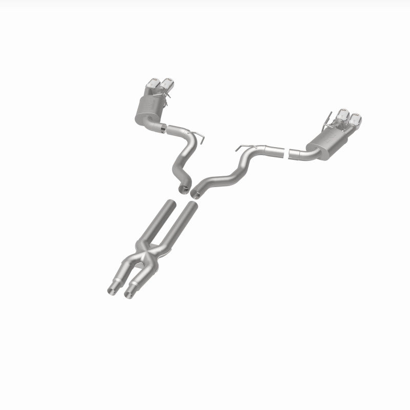 MagnaFlow SYS Cat-Back 2018 Ford Mustang GT 5.0L Competition Dual Exit Polished 4in Tips