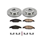 Power Stop 99-04 Ford Mustang Front Autospecialty Brake Kit PowerStop Brake Kits - OE