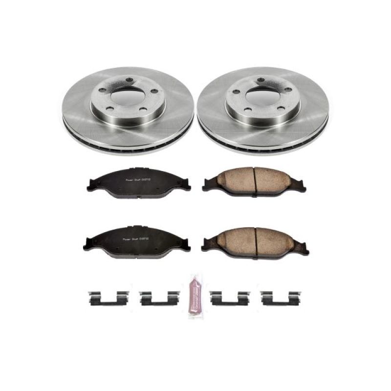 Power Stop 99-04 Ford Mustang Front Autospecialty Brake Kit PowerStop Brake Kits - OE