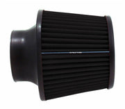 Spectre Conical Air Filter 3in. Flange ID / 6in. Base OD / 6.5in. Height - Black Spectre Air Filters - Universal Fit
