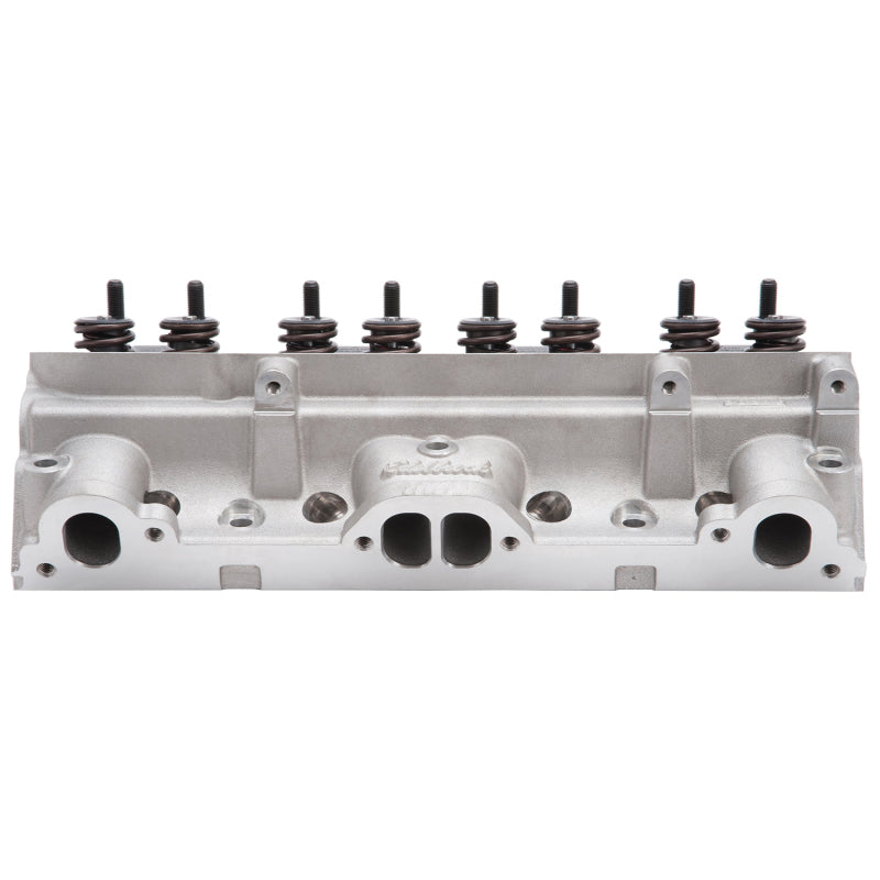 Edelbrock Cylinder Head Pontiac Performer D-Port 72cc Chambers for Hydraulic Roller Cam Complete Edelbrock Heads