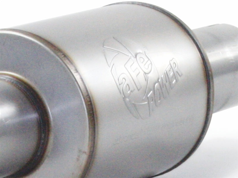aFe Atlas Exhaust 4in Aluminized Cat-Back w/ 304 SS Black Tip 11-13 Ford F-150 EcoBoost V6 3.5L (tt) aFe Catback