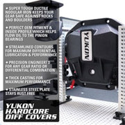 Yukon Gear 97-17 Ford E150 9.75in Rear Differentials Hardcore Cover Yukon Gear & Axle Diff Covers