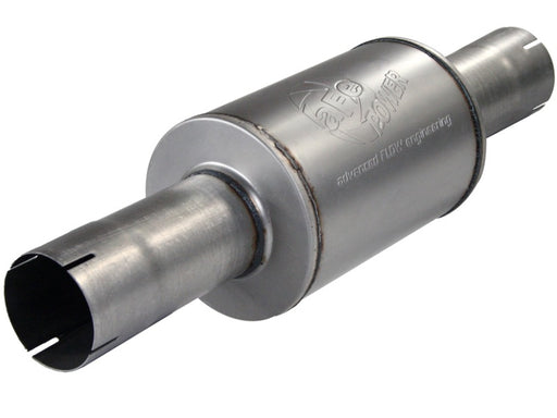 aFe Atlas Exhausts Mufflers Al Steel EXH Muffler 4 ID In/Out 8 Dia x 12L AL aFe Catback