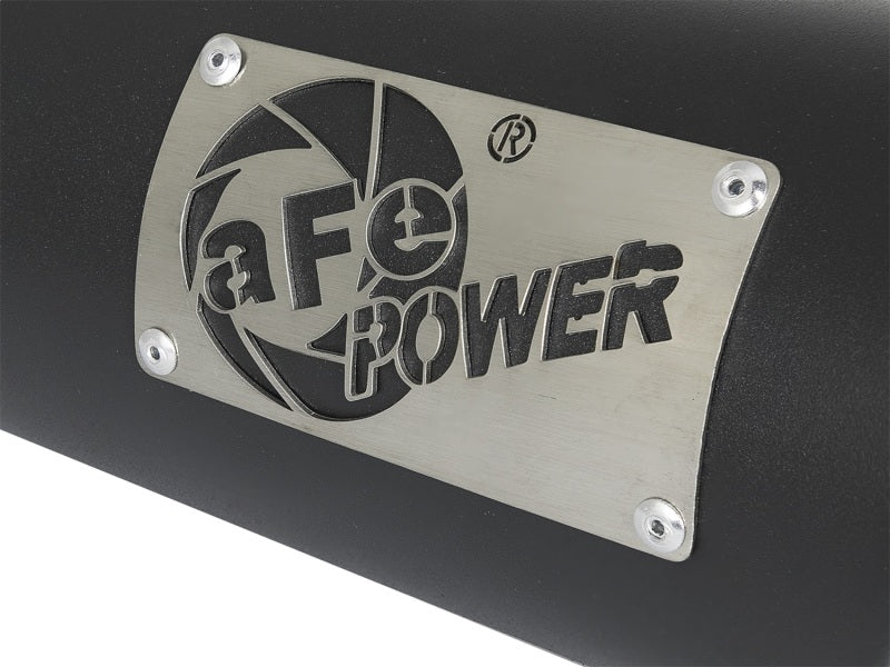 aFe MACH Force-Xp 409 Stainless Steel Exhaust Tip 3.5 In x 4.5in Out x 12in L Clamp-On aFe Catback