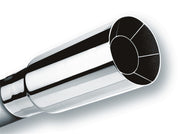 Borla Universal Polished Tip Single Round Intercooled (inlet 2 1/4in. Outlet 2 1/2in) Borla Tips