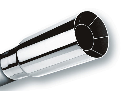 Borla Universal Polished Tip Single Round Intercooled (inlet 2 1/4in. Outlet 2 1/2in) Borla Tips