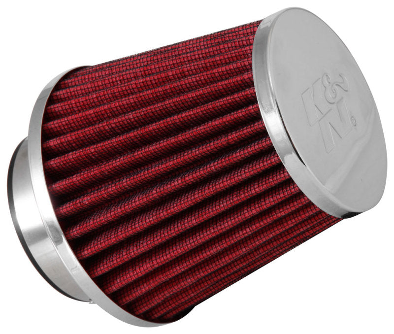 K&N Universal Chrome Filter 2 3/4in FLG / 4 1/2in Bottom / 4 1/2in Height K&N Engineering Air Filters - Universal Fit