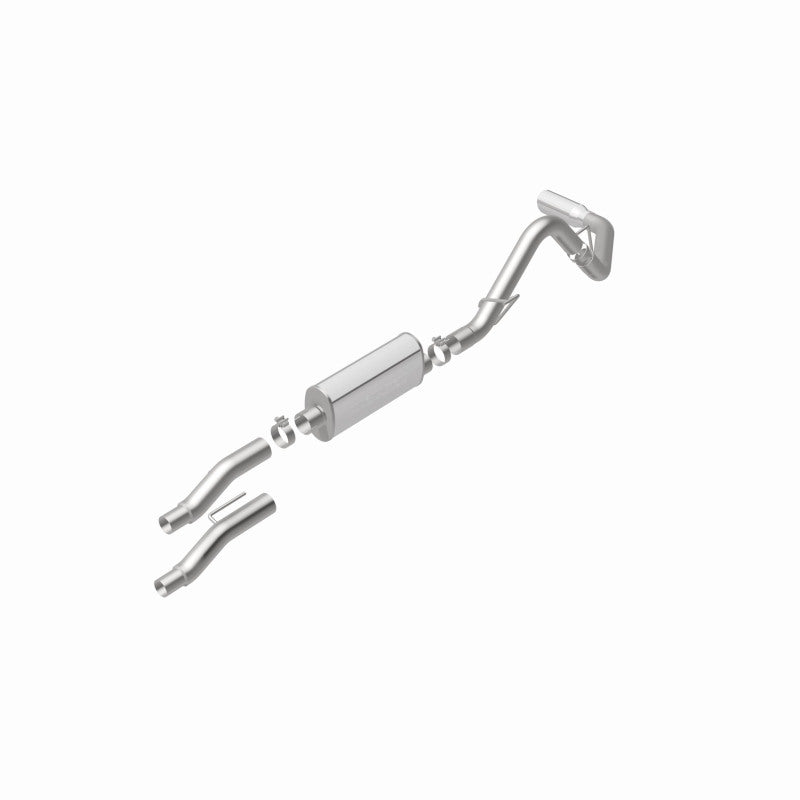 MagnaFlow 11 Ford F-150 3.7L/5.0L/6.2L SS Catback Exhaust Single Rear Side Exit w/ 4in SS Tips Magnaflow Catback