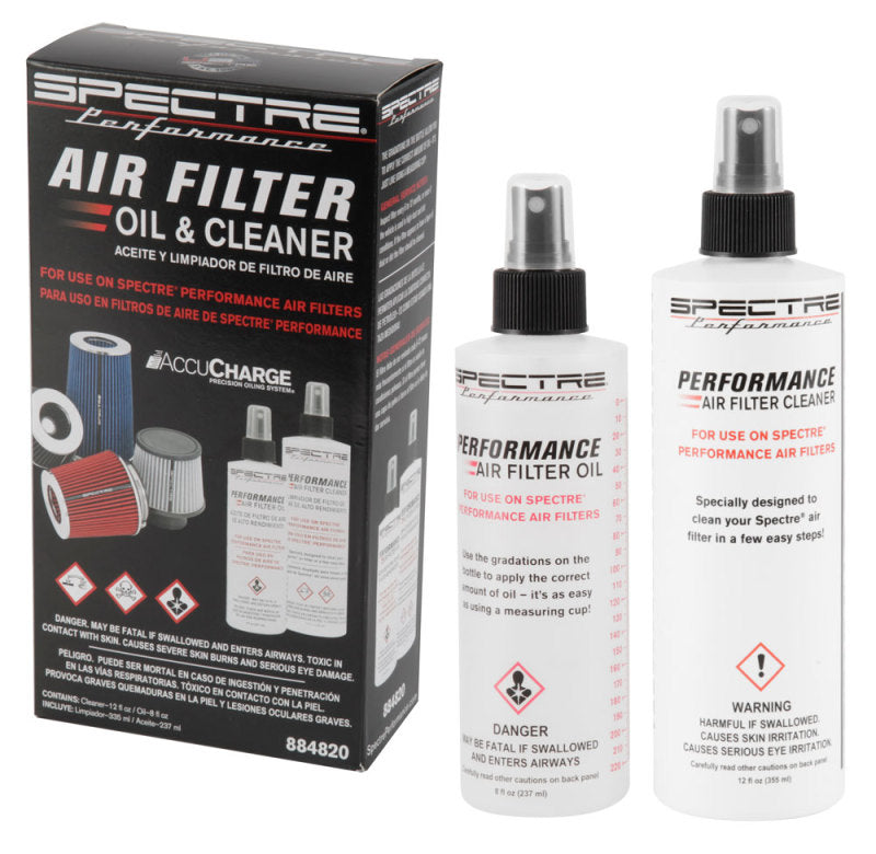 Spectre Accucharge Kit for HPR Filters - Clear Spectre Recharge Kits