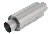 Borla Universal Resonator Option 3in Center/Center 5in Round x 10in Borla Resonators