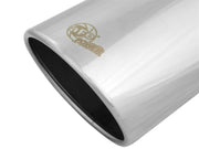 aFe Universal Bolt On Exhaust Tip Polished 5in Inlet x 6in Outlet x 12in Long aFe Catback