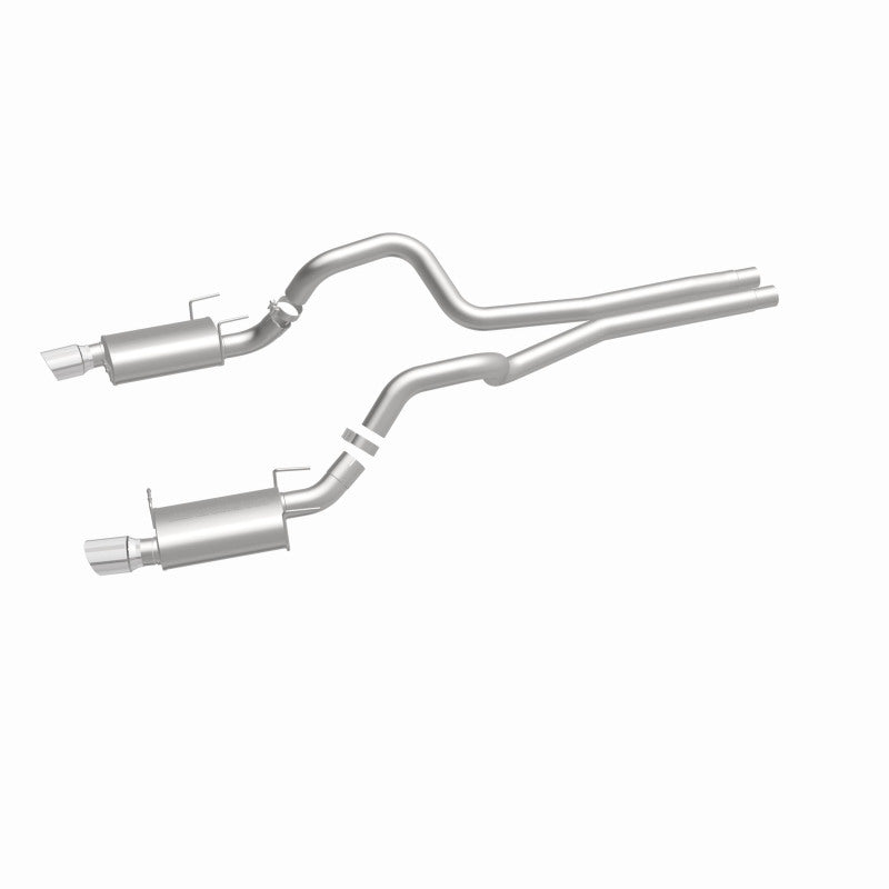MagnaFlow 13 Ford Mustang Dual Split Rear Exit Stainless Cat Back Performance Exhaust (Street) Magnaflow Catback