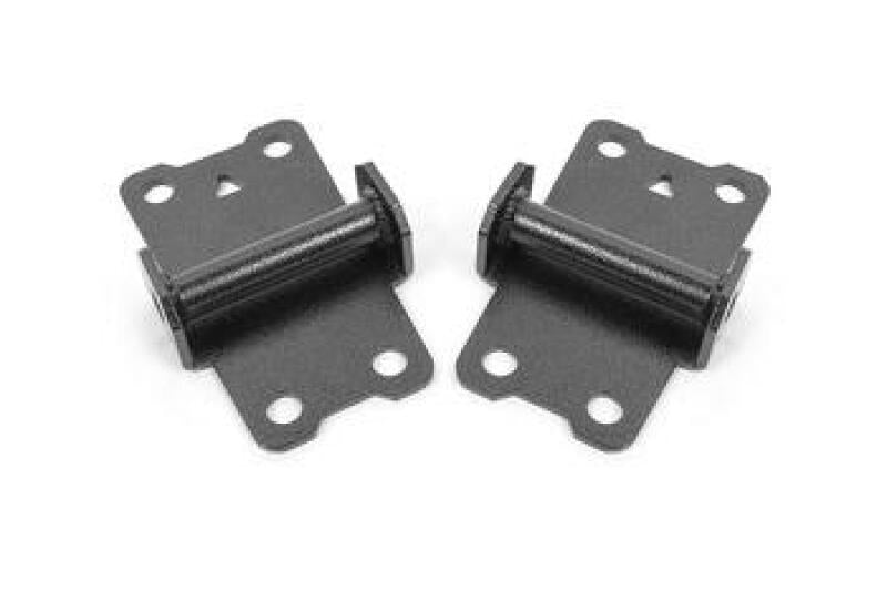 BMR 82-92 F-Body Motor Mount Kit Lower Solid - Black Hammertone BMR Suspension Engine Mounts