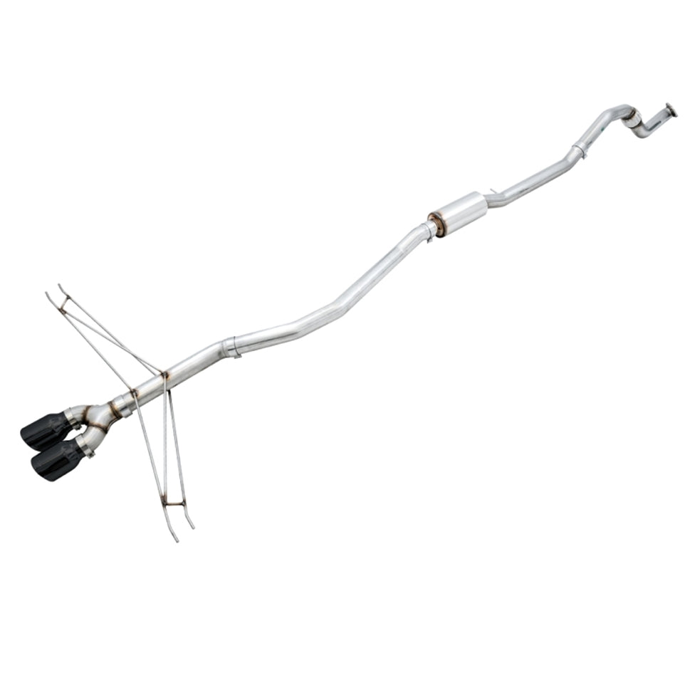 AWE Tuning 2016+ Honda Civic Si Track Edition Exhaust w/Front Pipe & Dual Diamond Black Tips 3020-33066