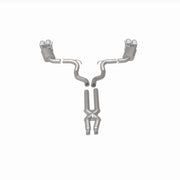 MagnaFlow SYS Cat-Back 2018 Ford Mustang GT 5.0L Competition Dual Exit Polished 4in Tips Magnaflow Catback