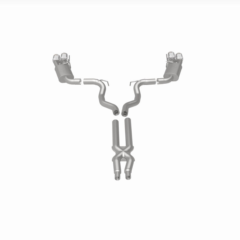 MagnaFlow SYS Cat-Back 2018 Ford Mustang GT 5.0L Competition Dual Exit Polished 4in Tips