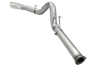 aFe Atlas Exhausts 5in DPF-Back Aluminized Steel Exhaust 2015 Ford Diesel V8 6.7L (td) Polished Tip aFe DPF Back