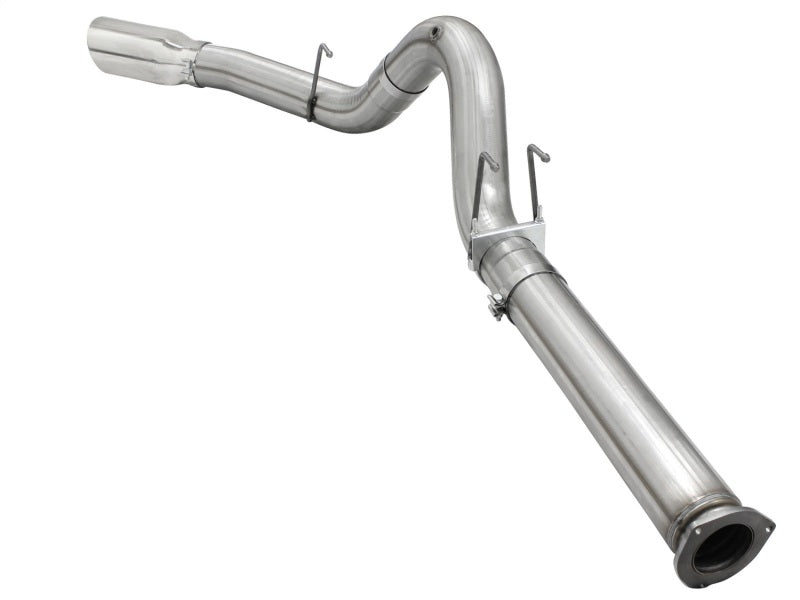 aFe Atlas Exhausts 5in DPF-Back Aluminized Steel Exhaust 2015 Ford Diesel V8 6.7L (td) Polished Tip aFe DPF Back