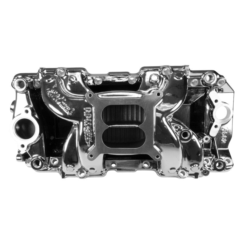 Edelbrock Chevy Big Block RPM Air-Gap 2-R Intake Manifold - Chrome Plasma Finish Edelbrock Intake Manifolds