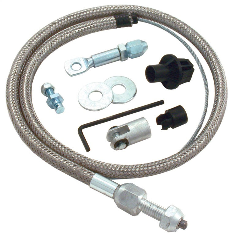 Spectre Throttle Cable w/Braided SS Housing - 3ft. Spectre Throttle Cable