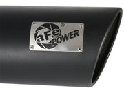 aFe MACH Force-XP 409 SS Right Side Single Wall Exhaust Tip 5in Inlet x 7in Outlet x 15in L aFe Tips