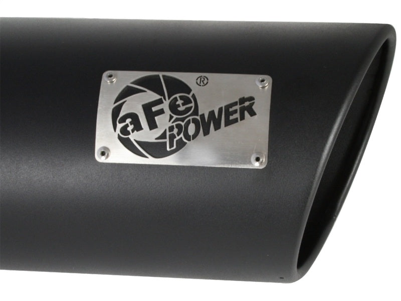 aFe MACH Force-XP 409 SS Right Side Single Wall Exhaust Tip 5in Inlet x 7in Outlet x 15in L aFe Tips
