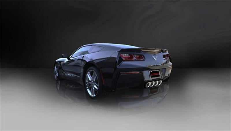 Corsa 2014-2019 Corvette C7 Coupe 6.2L V8 AT/MT 2.75in Valve-Back Dual Rear Exit Polished Xtreme Exh CORSA Performance Axle Back