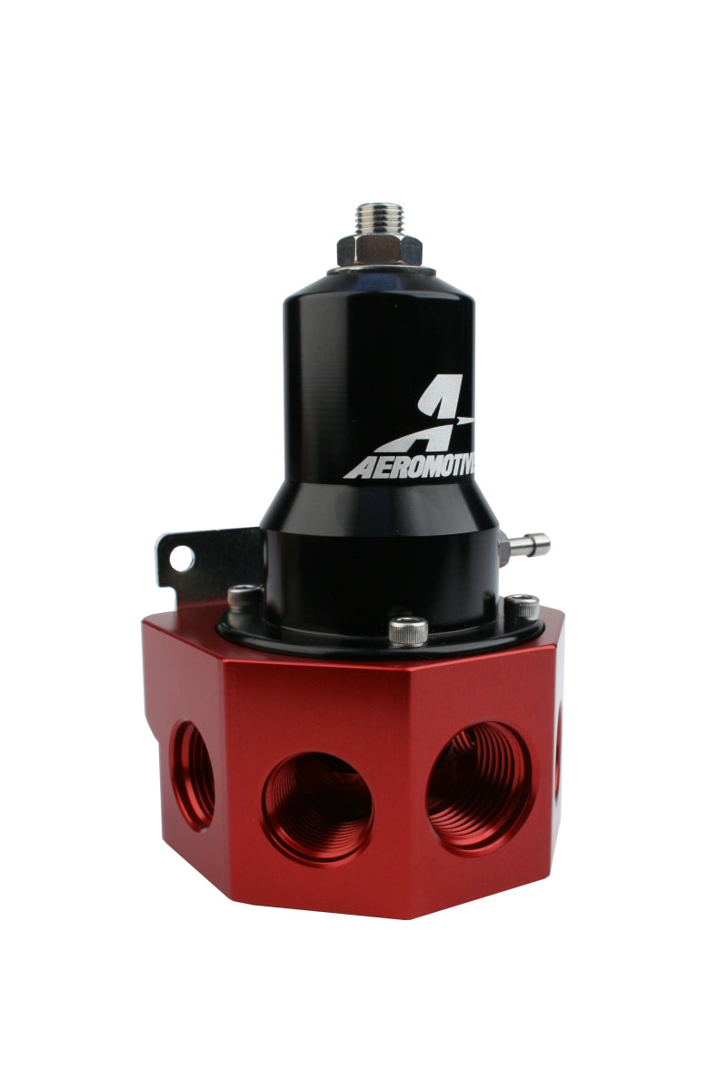 Aeromotive Regulator - 30-120 PSI - .500 Valve - 4x AN-08 and AN-10 inlets / AN-10 Bypass Aeromotive Fuel Pressure Regulators