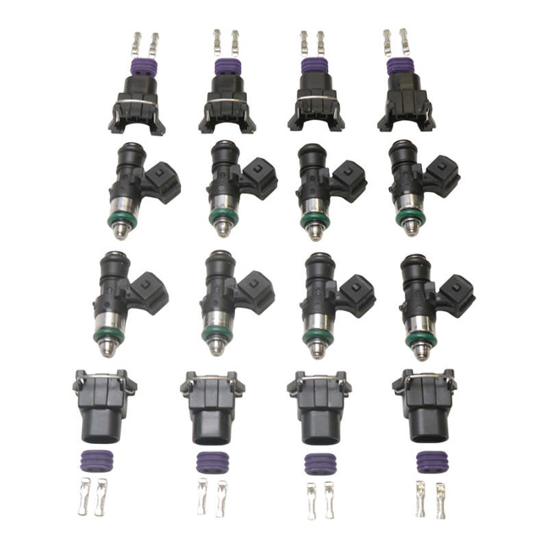 DeatschWerks Set of 8 1500cc/min For The Fitech Go EFI 8/Holley Super Sniper 1250/ Sniper Xflow 1375 DeatschWerks Fuel Injector Sets - 6Cyl