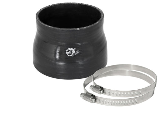 aFe 3.5in ID to 3in ID x 2.5in L Reducing Coupler - Black aFe Air Intake Components