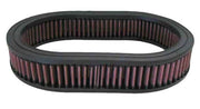 K&N Custom Air Filter - Oval - 11.5in O/S L x 8.125in O/S W x 2in H K&N Engineering Air Filters - Drop In