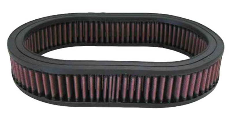 K&N Custom Air Filter - Oval - 11.5in O/S L x 8.125in O/S W x 2in H K&N Engineering Air Filters - Drop In