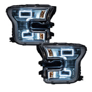Oracle Ford F-150 15-17 LED Projector Headlight Halo Kit - White ORACLE Lighting Headlights