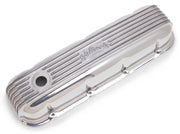 Edelbrock Valve Cover Classic Series Chevrolet 1965 and Later 396-502 V8 Polshed Edelbrock Valve Covers